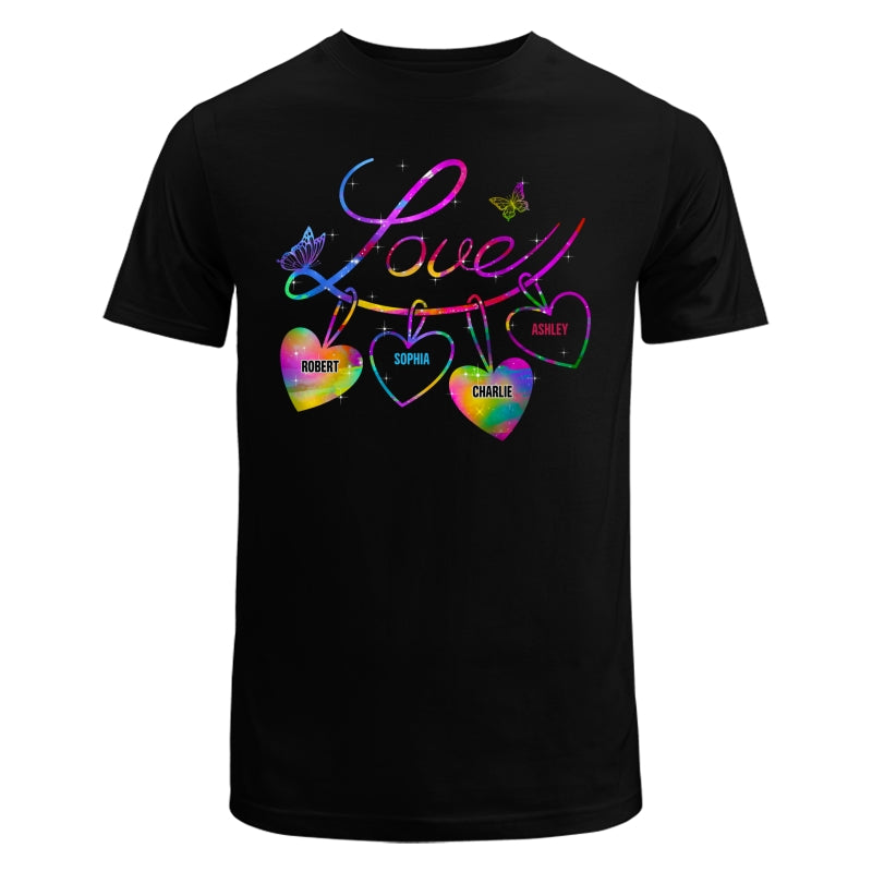 Love Grandma Mom Life Heart Chain Personalized Shirt