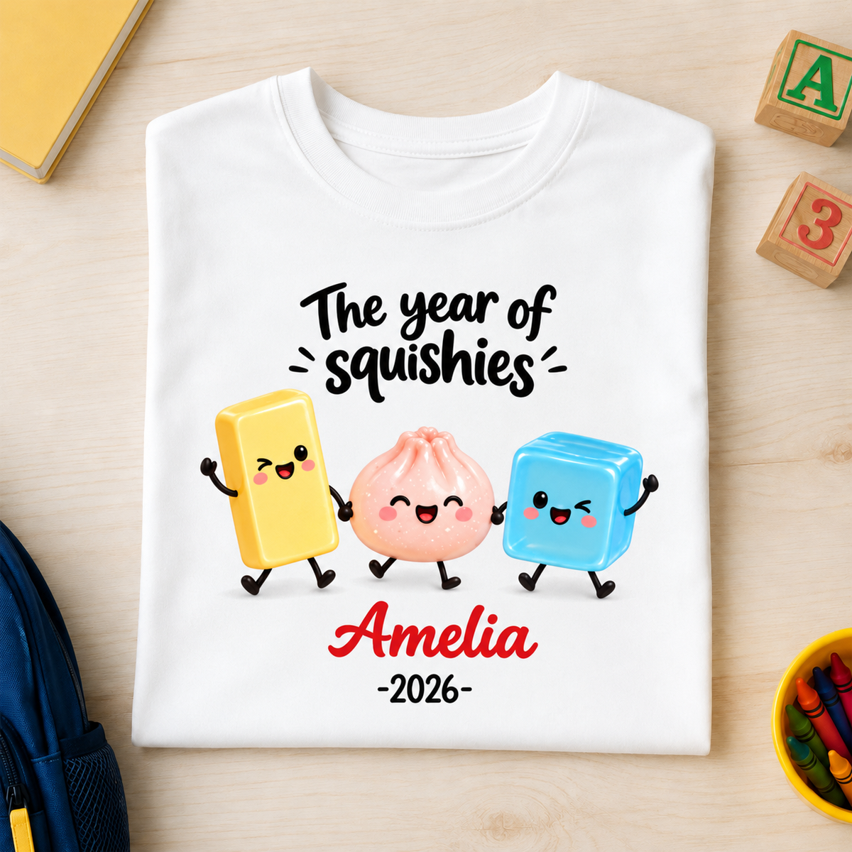 The Year Of Squishies 2D Flat - Personalized Shirt
