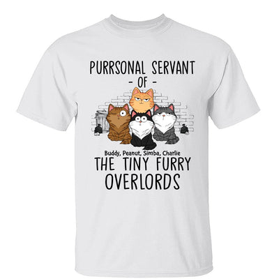 Purrsonal Cat Servant Funny Cats Expressions Personalized Shirt