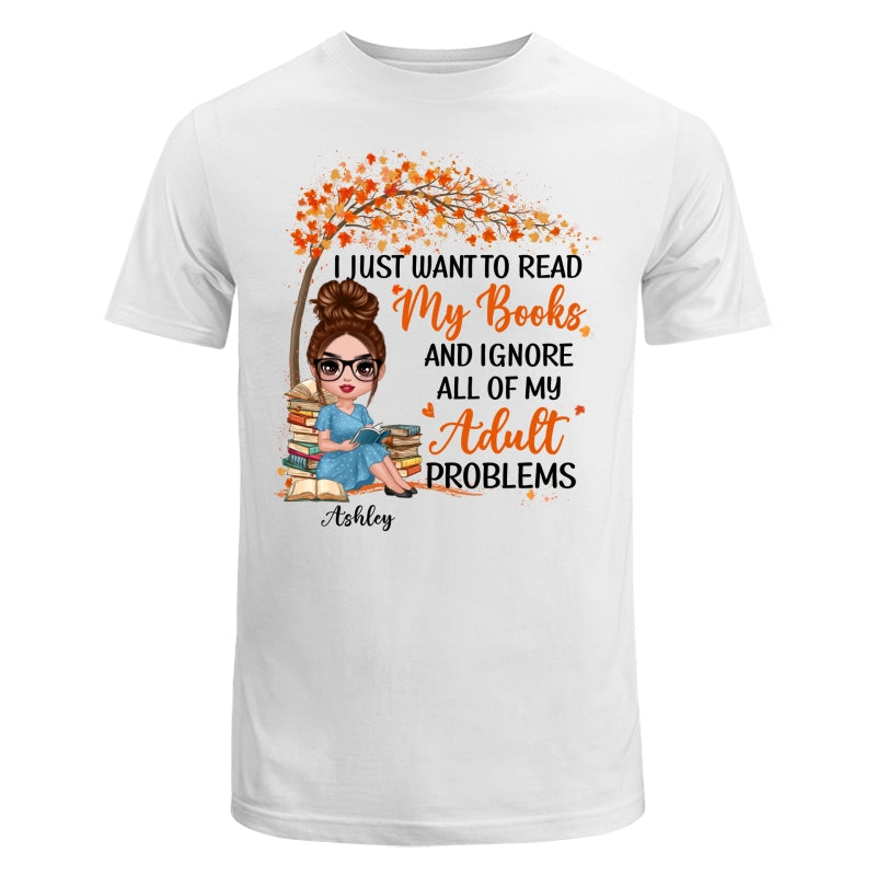 Reading Book Girl Under Tree Personalized Shirt