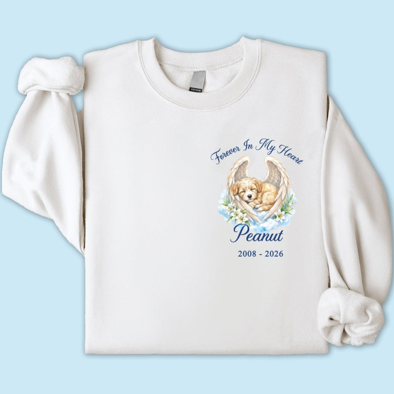 Memorial Upload Dog Cat Custom Photo - Personalized Shirt - Memorial Shirt, Sympathy, Remembrance Gift