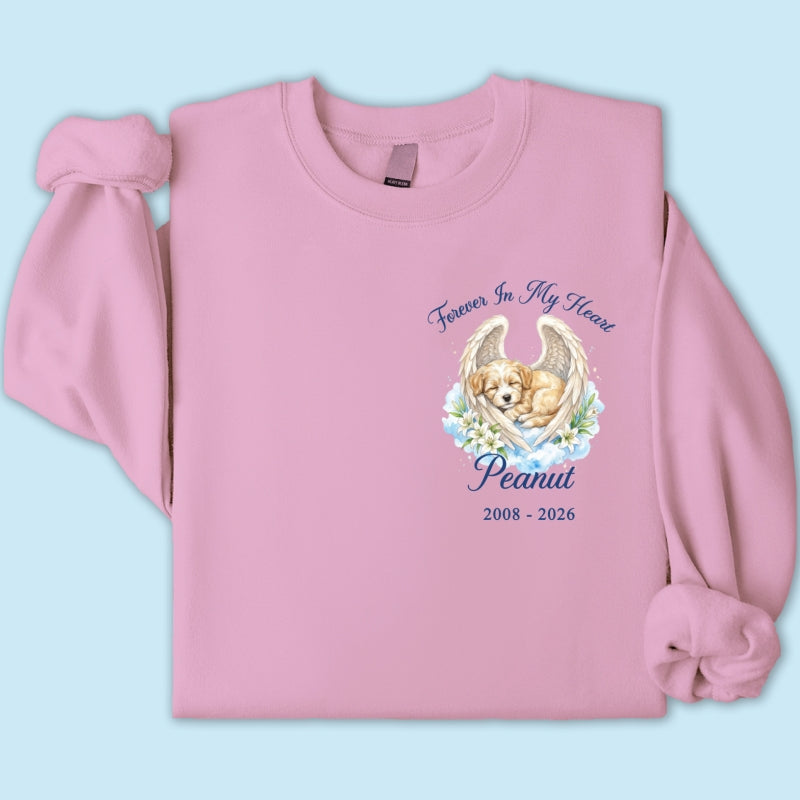 Memorial Upload Dog Cat Custom Photo - Personalized Shirt - Memorial Shirt, Sympathy, Remembrance Gift