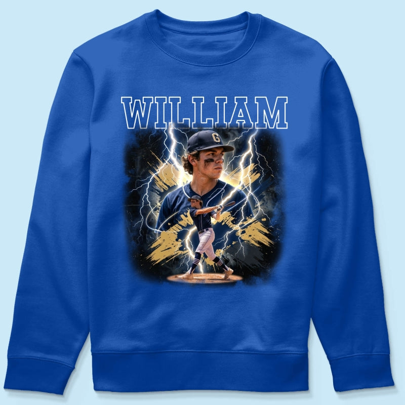 Trending Bootleg Sport Photos Insert With Name - Personalized Shirt - Gift For Boy, Girl