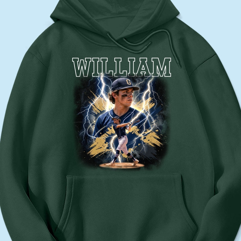 Trending Bootleg Sport Photos Insert With Name - Personalized Shirt - Gift For Boy, Girl