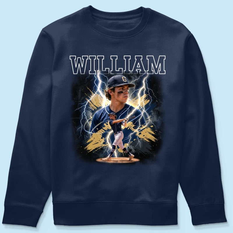 Trending Bootleg Sport Photos Insert With Name - Personalized Shirt - Gift For Boy, Girl