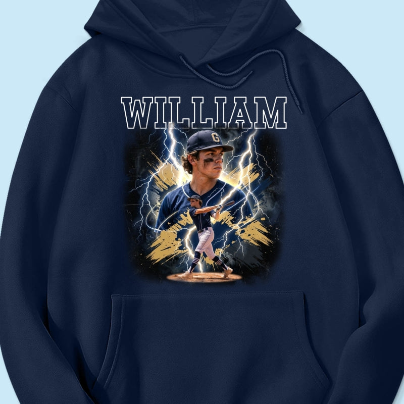 Trending Bootleg Sport Photos Insert With Name - Personalized Shirt - Gift For Boy, Girl