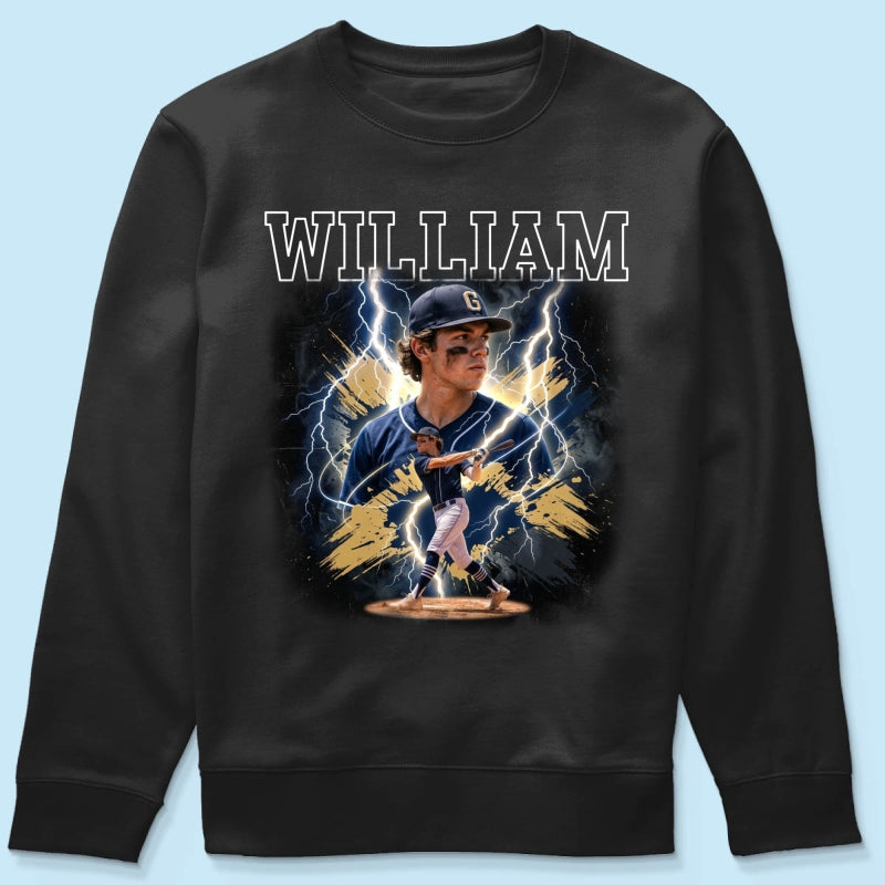 Trending Bootleg Sport Photos Insert With Name - Personalized Shirt - Gift For Boy, Girl