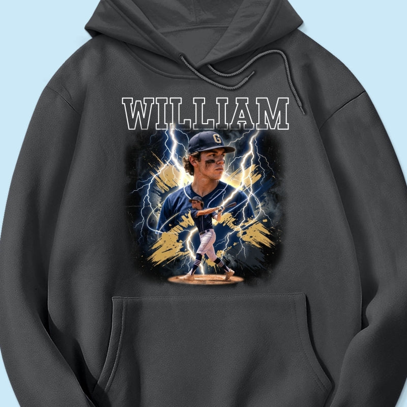 Trending Bootleg Sport Photos Insert With Name - Personalized Shirt - Gift For Boy, Girl
