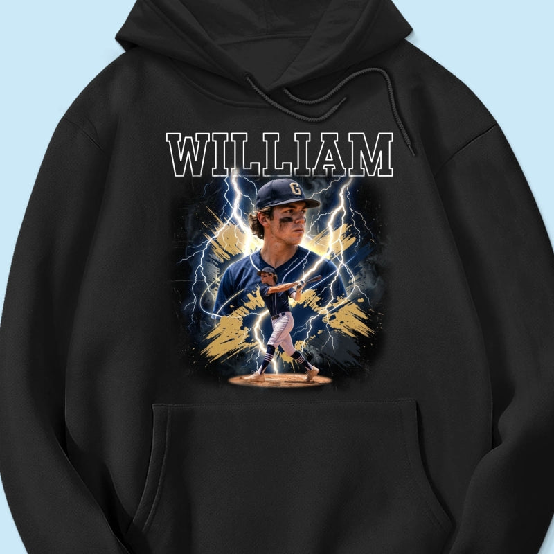 Trending Bootleg Sport Photos Insert With Name - Personalized Shirt - Gift For Boy, Girl
