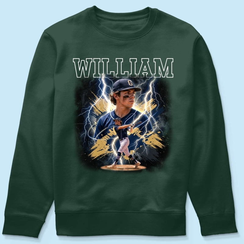 Trending Bootleg Sport Photos Insert With Name - Personalized Shirt - Gift For Boy, Girl
