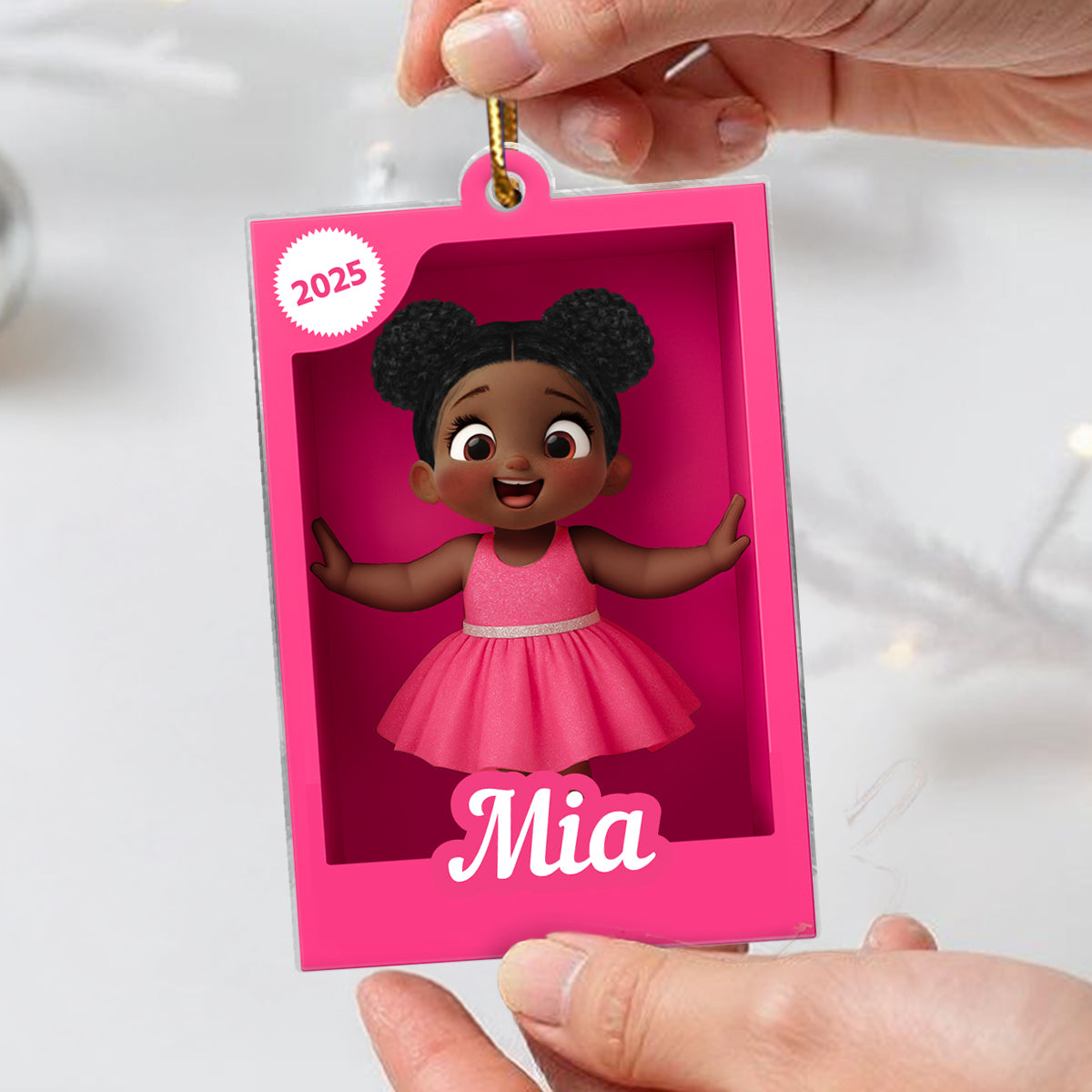 Personalized Kid In Toy Box 3D Acrylic Ornament, Christmas Gift For Kids, Grandkids