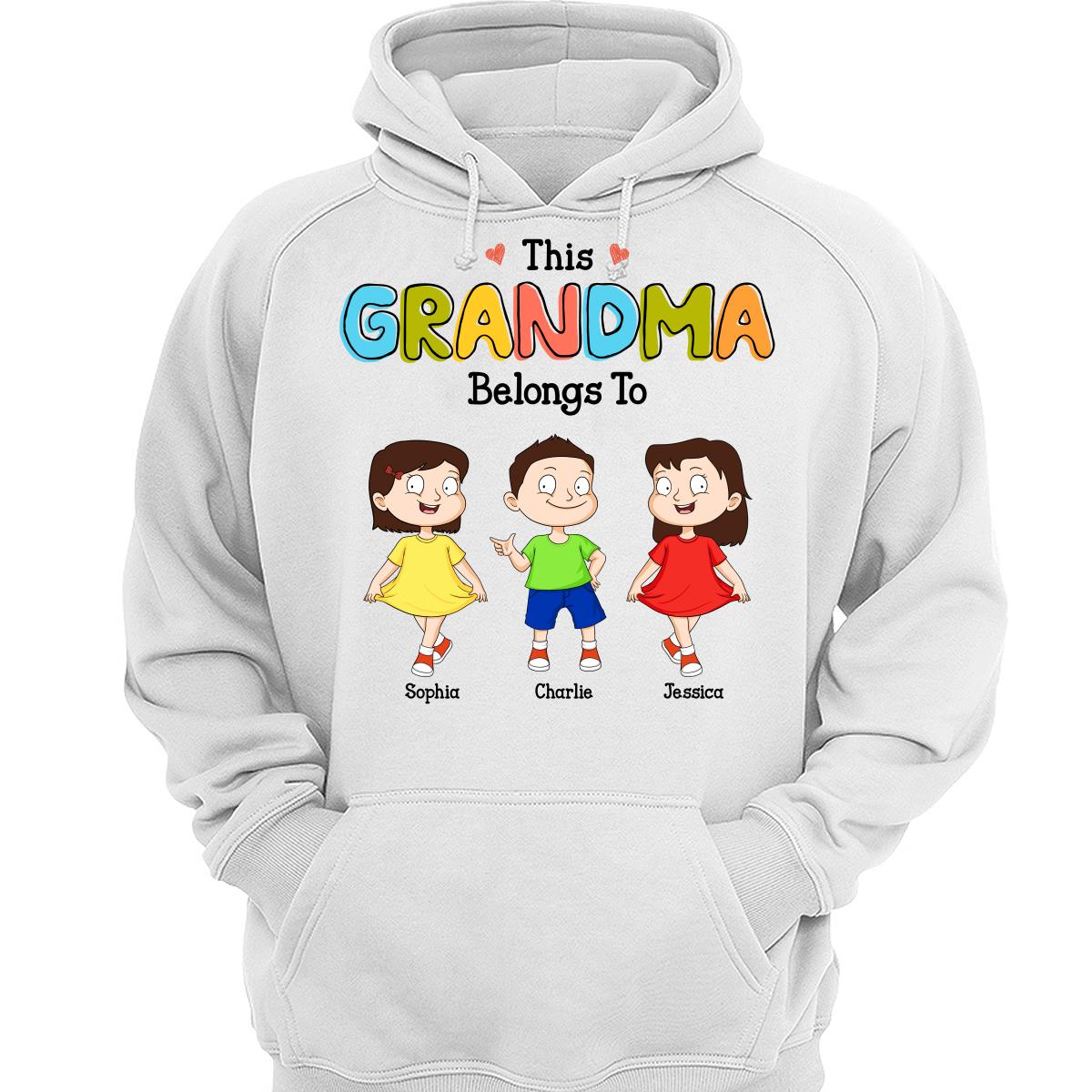 This Grandma Belong To Adorable Kids Personalized Shirt