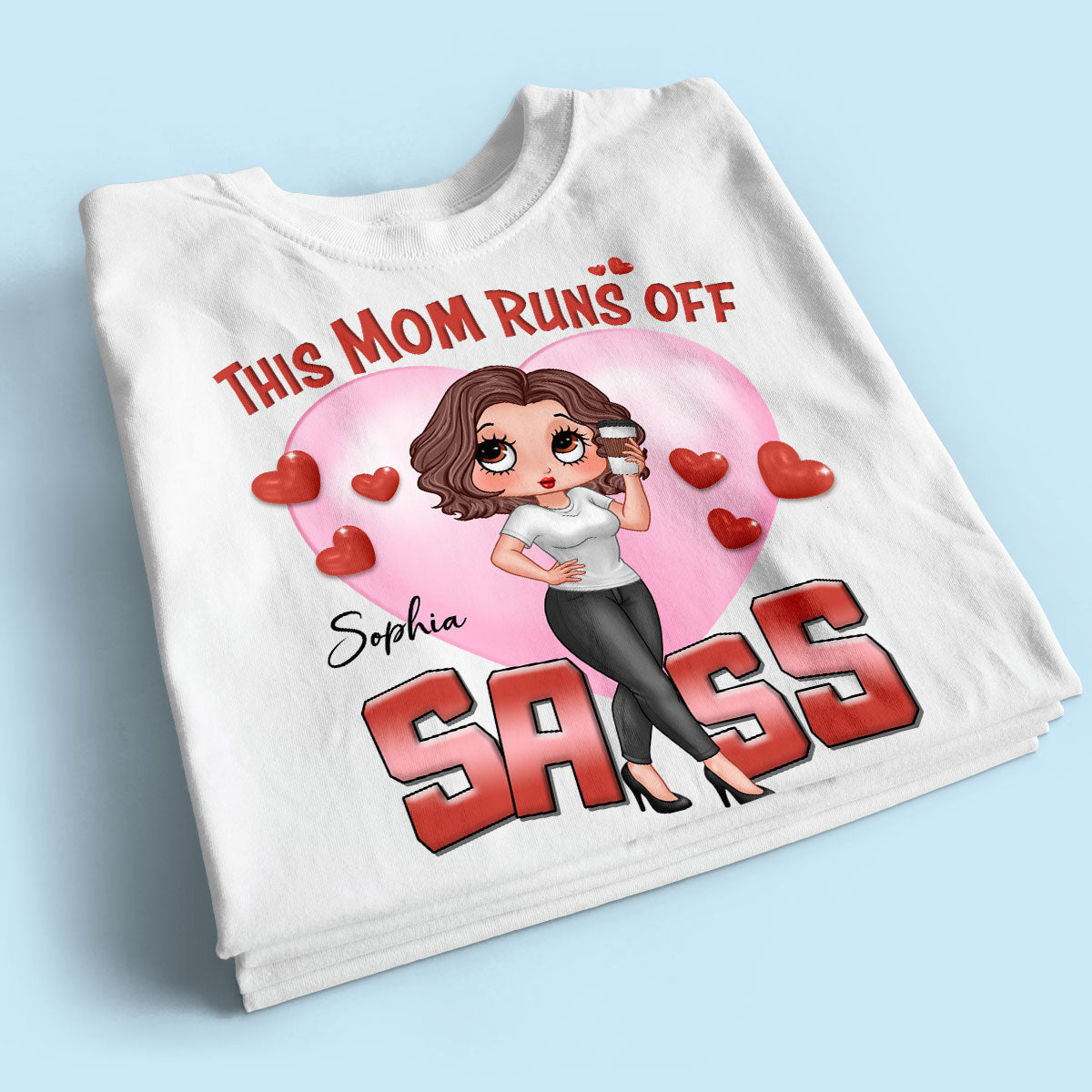 Pretty Sassy Mom Gift For Mom Personalized Shirt
