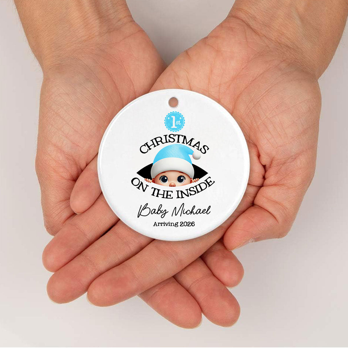 Baby's First Christmas - Personalized Ornament - New Year Gift For Expecting Parents