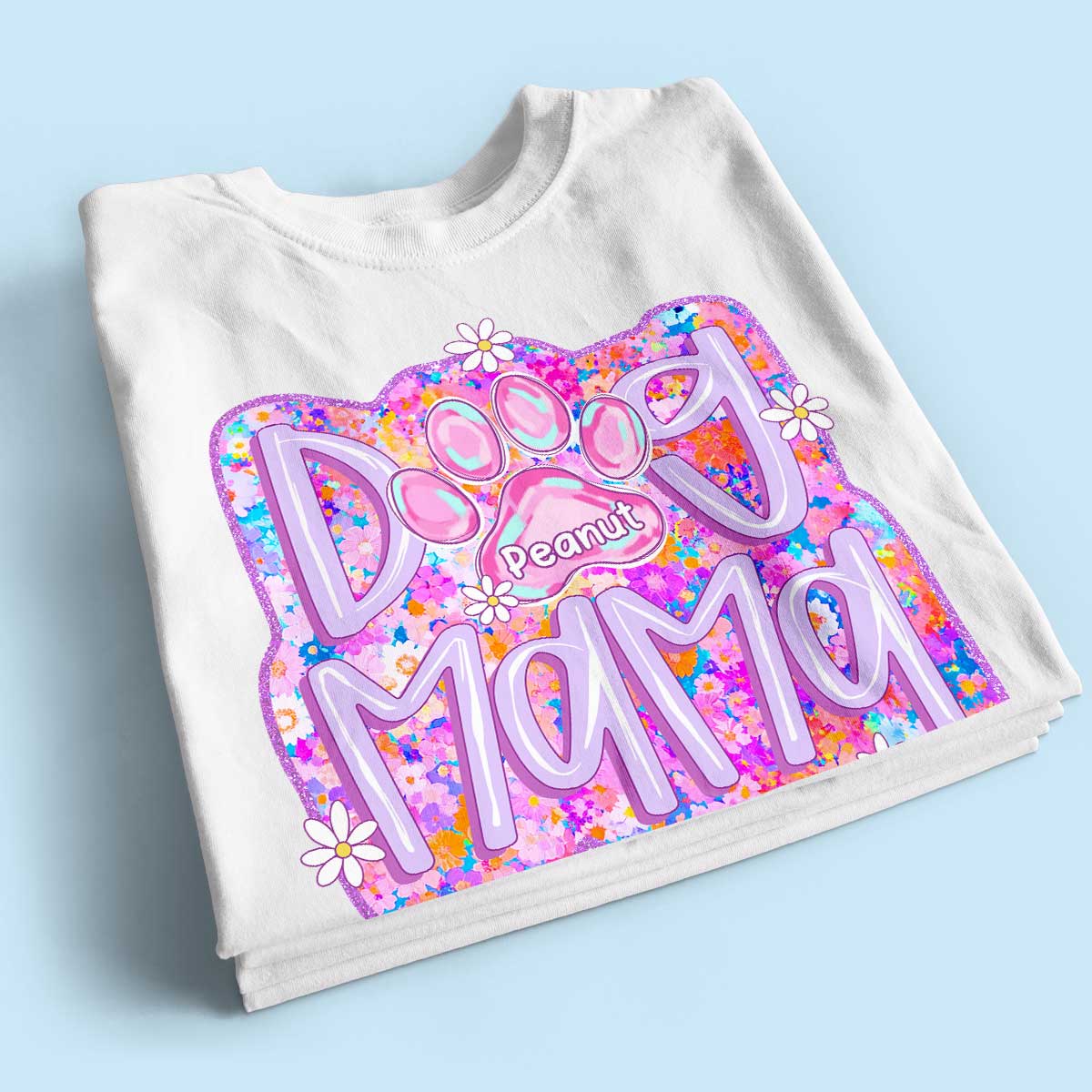 Dog Mama Preppy Dog Mom Personalized Shirt, Trendy Gift for Dog Moms
