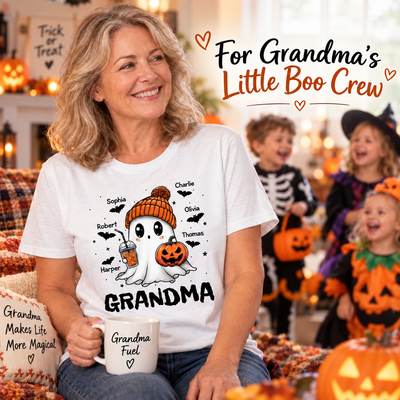 Fall Season Halloween Boo Personalized Shirt, The Best Gift For Halloween, Fall Season