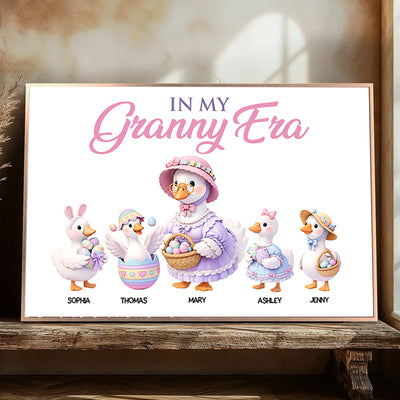 In My Granny Era - Personalized Poster - Easter Decor Gift For Grandma