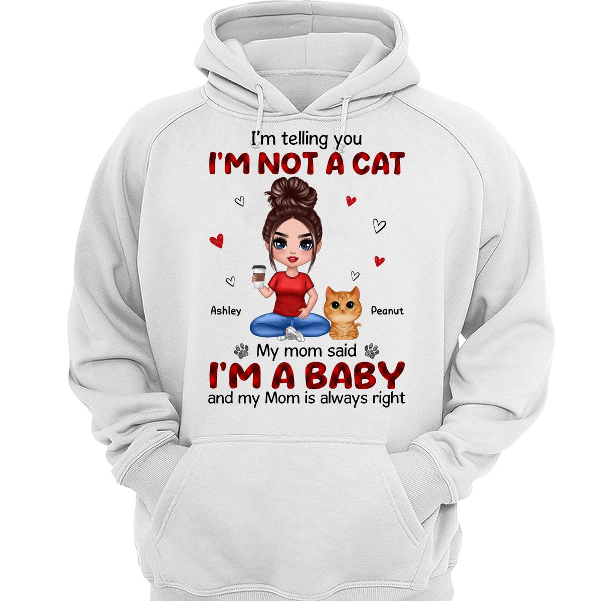 Multiple Patterns I‘m Not A Cats Watercolor Cute Cats Personalized Shirt