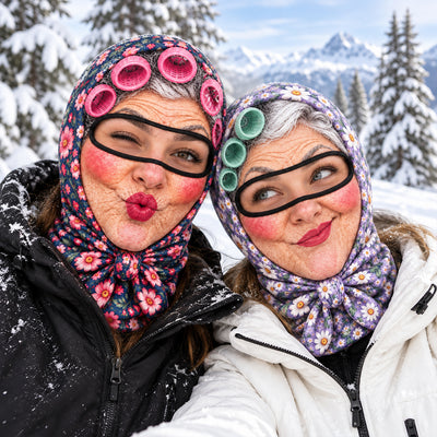 Funny Grandma Meme Face - Personalized Balaclava Mask - Novelty Snowboard Skiing Gift, Christmas Gift for Grandma, Best Friends