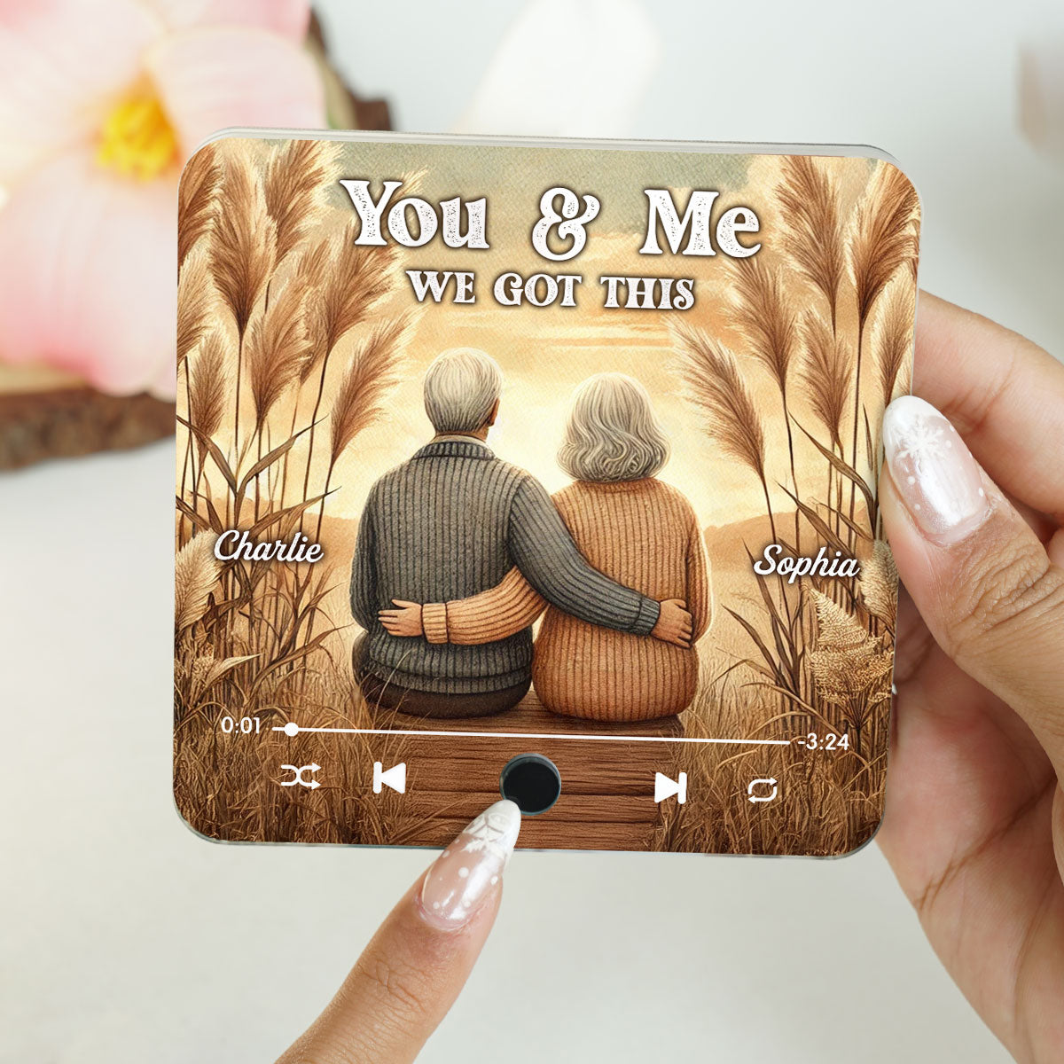 You & Me We Got This Old Couple Personalized Bluetooth Music Fridge Magnet, Valentine's Gift For Her, Gift For Him