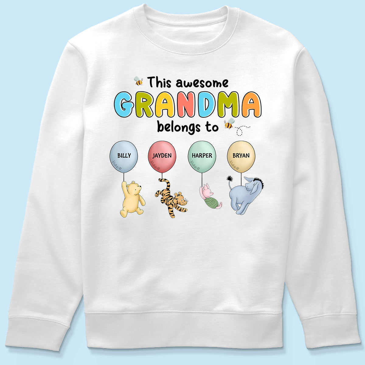 Bring Storytime to Life - Show Your Pride On a Timeless 'Winnie The Pooh' Shirt - Customized By You, Gift For Grandma, Gift For Mom