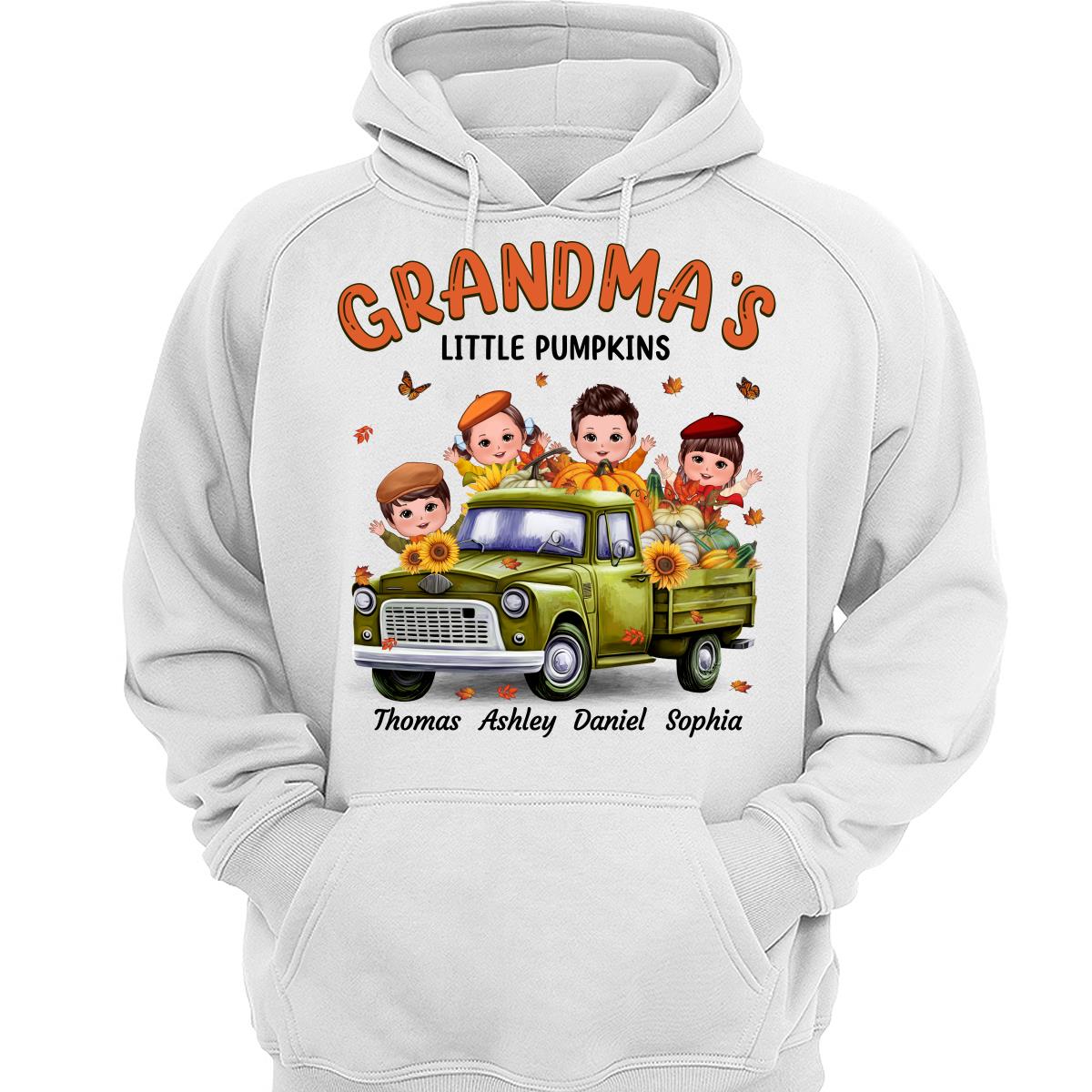 Fall Season Happy Doll Kids Truck Personalized Shirt