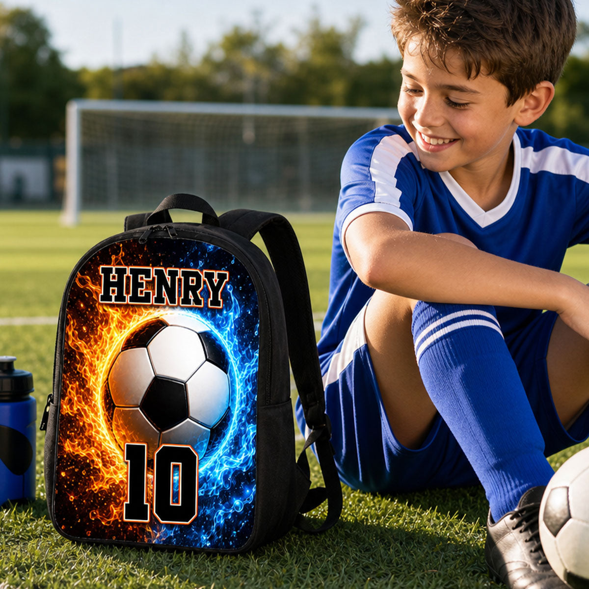 Firestorm Balls for Boys Girls - Personalized Backpack - Back to School Backpack for Kids