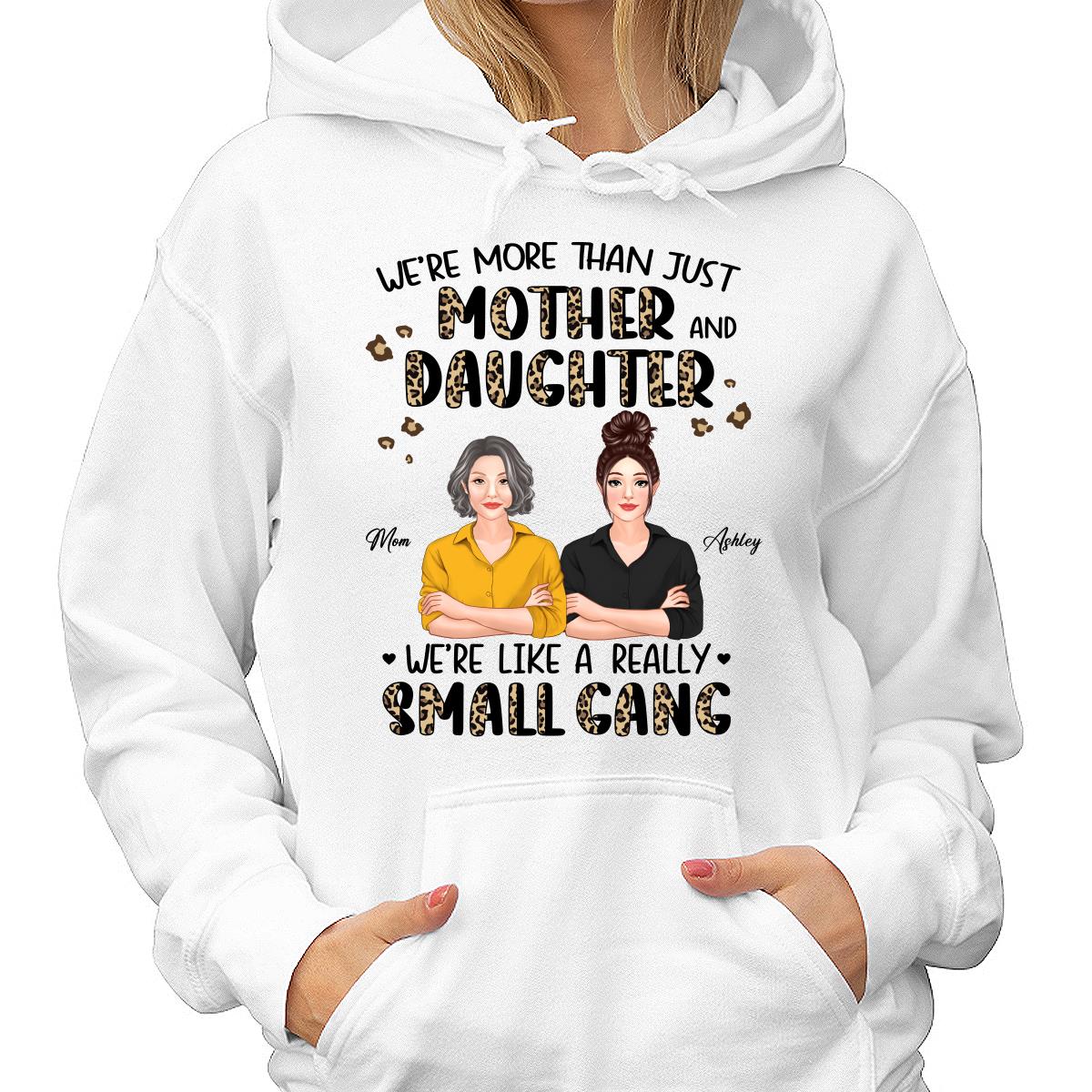 Small Gang Leopard Realistic Mother And Daughter Personalized Shirt