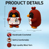 Always With You Custom Photo Handmade Cardinal - Personalized Crochet With Card - Sympathy Gift Memorial Keepsake