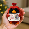 Always With You Custom Photo Handmade Cardinal - Personalized Crochet With Card - Sympathy Gift Memorial Keepsake