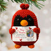 Always With You Custom Photo Handmade Cardinal - Personalized Crochet With Card - Sympathy Gift Memorial Keepsake