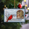 Always With You Cardinal Memorial Custom Photo - Personalized Slider Ornament - Christmas Remembrance Keepsake