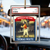 Rookie Of The Year Kid All Star 1st Christmas Trading Card Style - Personalized Acrylic Ornament - Christmas Gift For Kid