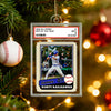 The MVP Sport Custom Photo Trading Card Style - Personalized Acrylic Ornament - Christmas Gift For Teenage, Kid