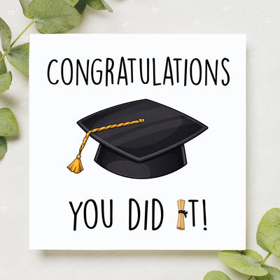 Congratulations. You did it!