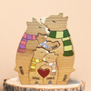 Handcrafted Wooden Bear Family Puzzle