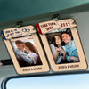 Couple Love, Personalized Picture Frame, Custom Photo Car Visor Clip