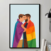 Faceless Couple Portrait from Photo, Personalized Gift for Him, Gift for Her
