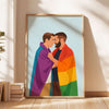 Faceless Couple Portrait from Photo, Personalized Gift for Him, Gift for Her