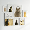 Custom Watercolor Portraits Using Pet Photo Personalized Poster, Gift for Cats Dogs Lovers, Pet Lover Gift