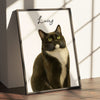 Custom Watercolor Portraits Using Pet Photo Personalized Poster, Gift for Cats Dogs Lovers, Pet Lover Gift
