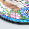 Custom Dog Portrait Stained Glass Suncatcher, Pet Memorial Stained Glass Photo Suncatcher, Dog Memorial Gift, Dog Loss, Pet Loss Gift