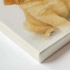 Custom Watercolor Portraits Using Pet Photo Personalized Canvas, Gift for Dogs Cats Lovers, Pet Lover Gift