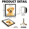 Dog Memorial Frame Pet Portrait Photo Collar Holder Sign, Customized Dog Cat Remembrance Gift For Loss Pet, Loss Cat Collar Keepsake