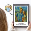 Couple You & Me We Got This Personalized Poster, Van Gogh Wall Art for Couples, Anniversary Gift for him, for her
