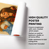 Custom Caricature Portrait from Photo Personalized Poster, Funny Gift for Couples, Friends, Pets, Family