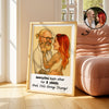 Custom Caricature Couple Portrait from Photo Personalized Poster, Funny Gift for Couples, Friends, Pets, Family