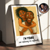 Custom Caricature Couple Portrait from Photo Personalized Poster, Funny Gift for Couples, Friends, Pets, Family