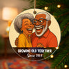 Caricature Couple Photo Personalized Acrylic Ornament, Funny Christmas Gift for him, Gift for her