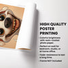 Caricature Dog Cat Photo Personalized Poster, Funny Gift for Pet Lovers